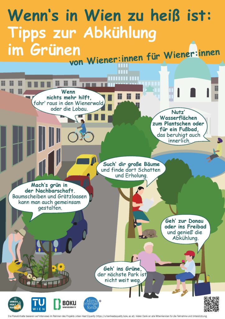 Wenn´s in Wien zu heiß ist: Tipps zur Abkühlung im Grünen